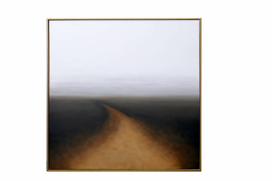 Autumn Silence  48" X 48"  Gold Floater Frame