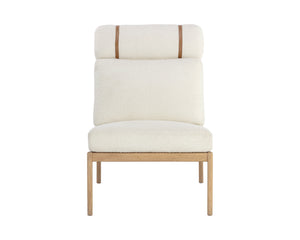 Elanor Lounge Chair  Light Oak
