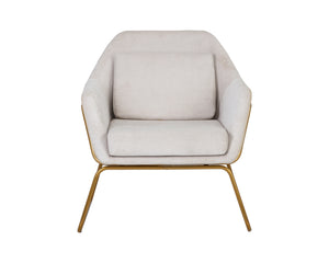 Watts Lounge Chair  Gold