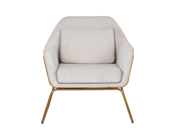 Watts Lounge Chair  Gold