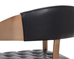 Beaumont Dining Armchair  Antique Brass