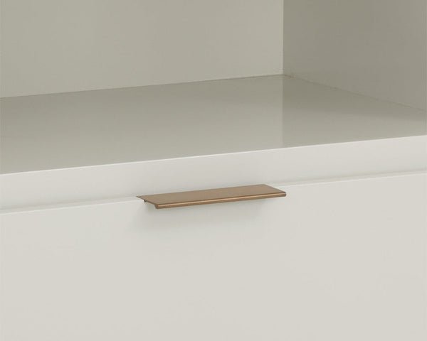 Jenkins Nightstand High Gloss Cream