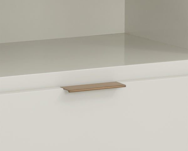 Jenkins Nightstand High Gloss Cream