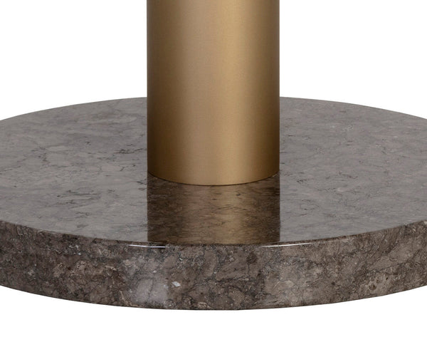 Monaco Bistro Table  Gold - 35.5"