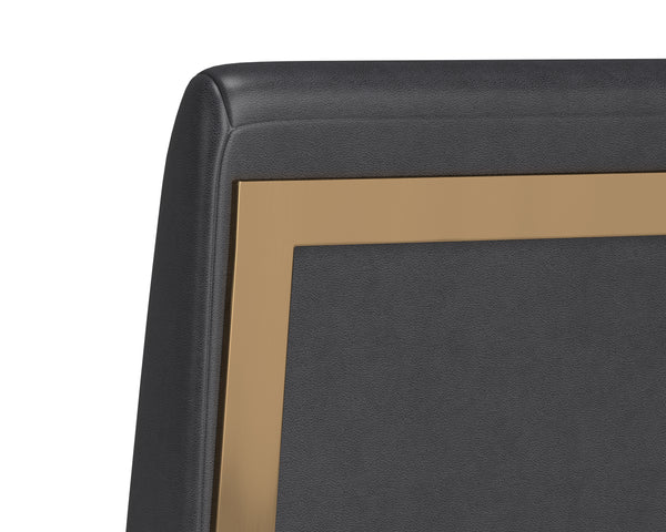 Dean Office Chair  Brushed Brass