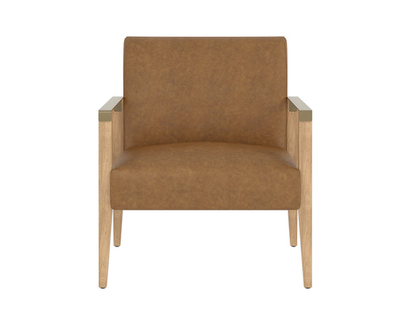 Earl Lounge Chair  Rustic Oak