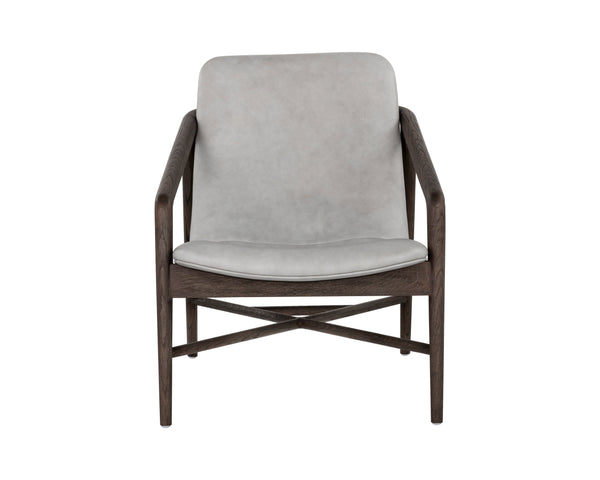 Cinelli Lounge Chair  Distressed Brown