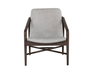 Cinelli Lounge Chair  Distressed Brown