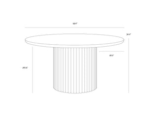 Banyan Dining Table - 59"