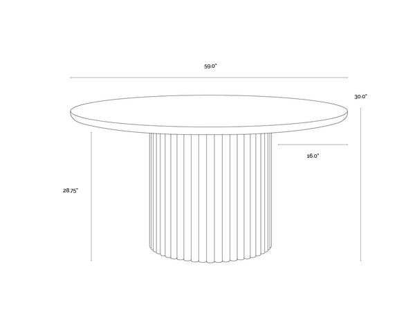 Banyan Dining Table - 59"