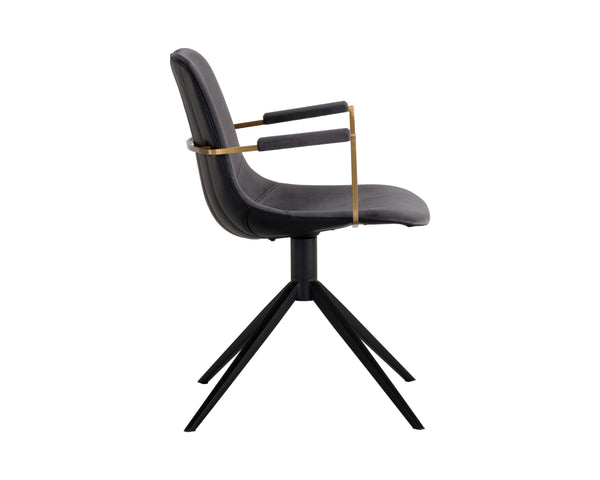 Cassius Swivel Dining Armchair