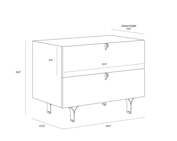 Celine Nightstand Large