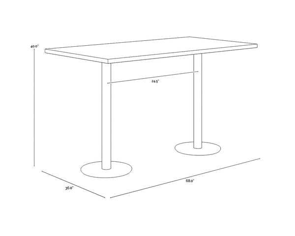 Corina Bar Table