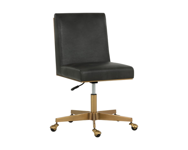 Dean Office Chair  Brushed Brass