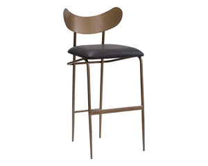 Gibbons Barstool  Antique Brass