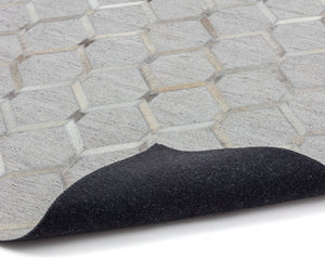 Bordeaux Handmade Rug  Ivory /  Grey  9' X 12'