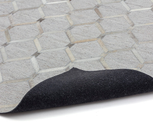 Bordeaux Handmade Rug  Ivory /  Grey  9' X 12'