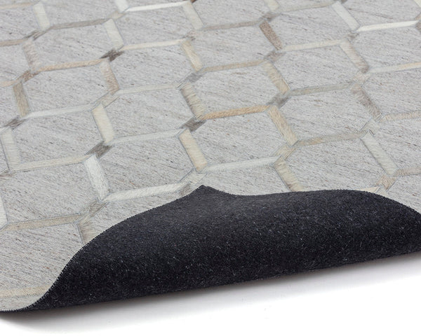 Bordeaux Handmade Rug  Ivory /  Grey  9' X 12'