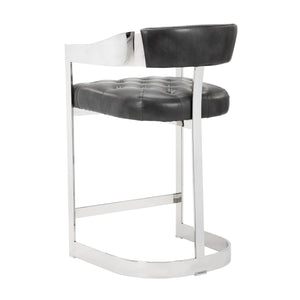 Beaumont Counter Stool  Stainless Steel