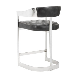 Beaumont Counter Stool  Stainless Steel