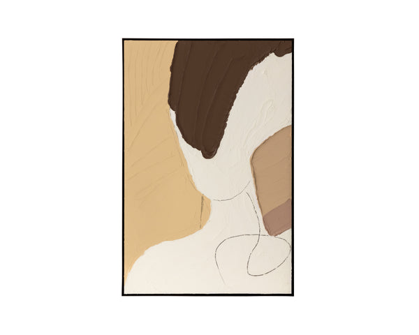 Strike A Pose Ii  40" X 60"  Black Floater Frame