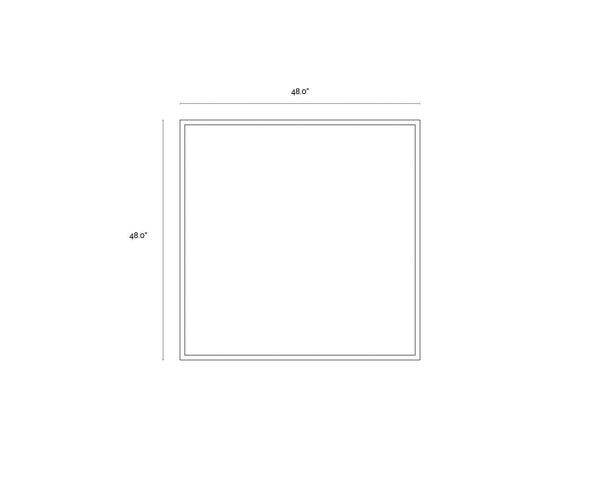 Rocky Road  48" X 48"  Black Floater Frame