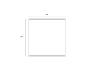 Rocky Road  48" X 48"  Black Floater Frame