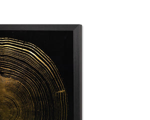 Time Lines (Set Of 4)  30" X 30"  Charcoal Frame