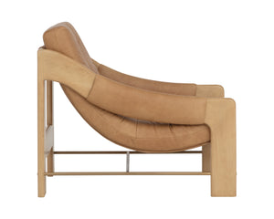 Rafferty Lounge Chair  Rustic Oak