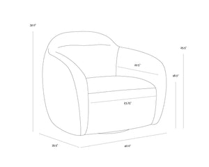 Ismo Swivel Lounge Chair