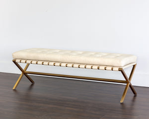 Kenji Bench Small  Gold