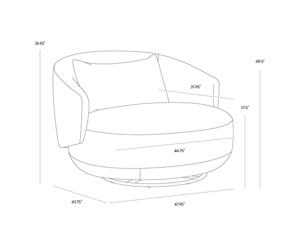Walsh Swivel Lounge Chair