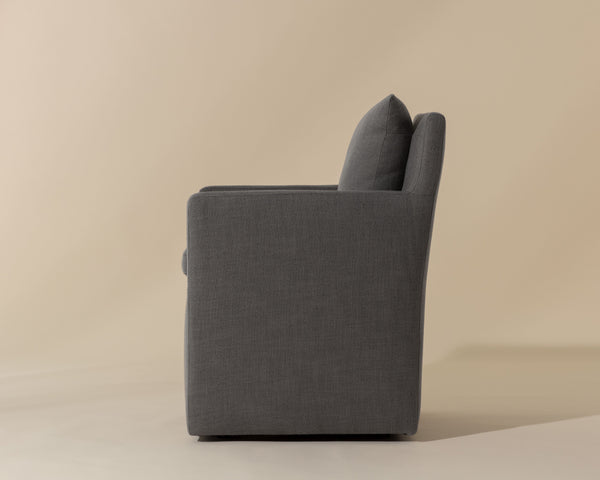 Glenrose Wheeled Dining Armchair