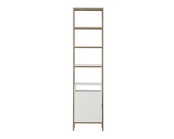 Ambrose Modular Bookcase Small  Champagne Gold