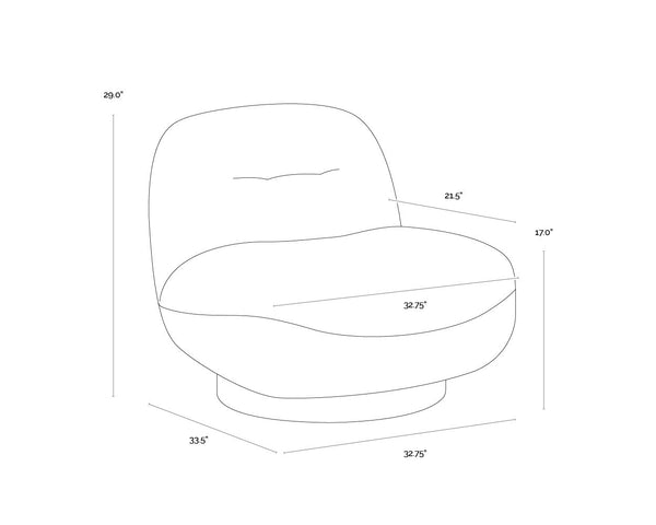 Franze Swivel Lounge Chair