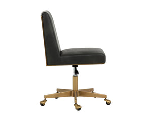 Dean Office Chair  Brushed Brass