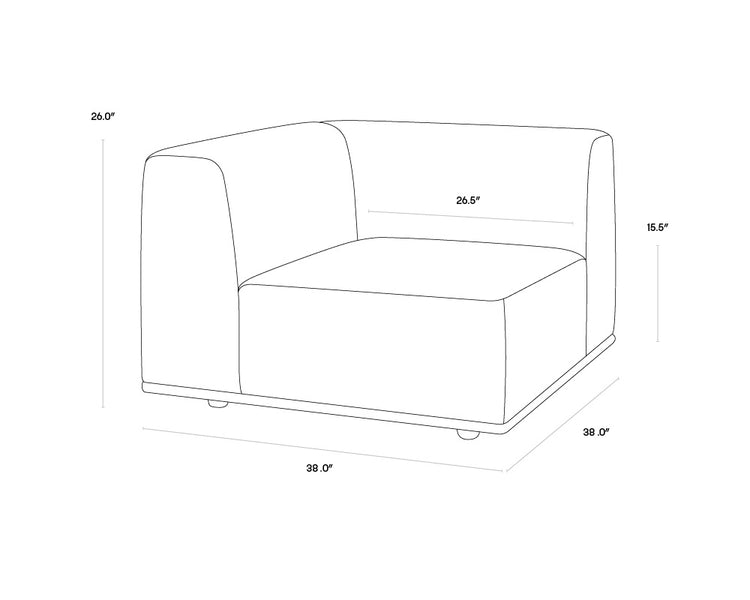 Darren Modular Corner Chair