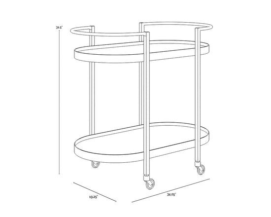 Koen Bar Cart