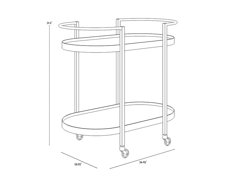 Koen Bar Cart