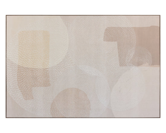 Smooth Operator  72" X 48"  Light Brown Floater Frame