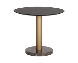 Monaco Bistro Table  Gold - 35.5"