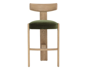 Horton Barstool  Rustic Oak