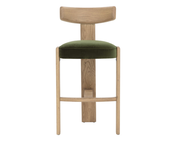 Horton Barstool  Rustic Oak