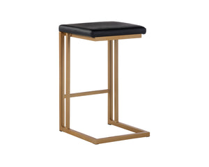 Boone Counter Stool  Champagne Gold  | Set of 2