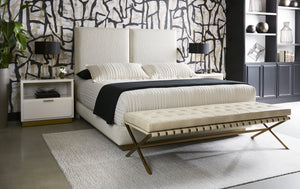 Kenji Bench Small  Gold