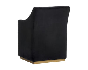 Zane Wheeled Dining Armchair