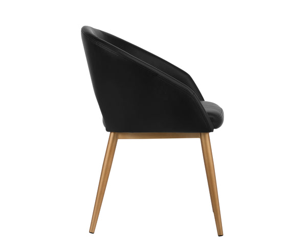 Thatcher Dining Armchair  Black