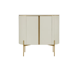 Paloma Bar Cabinet High Gloss Cream