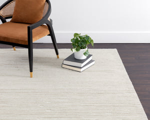 Deva Handwoven Rug  Ivory  10' X 14'