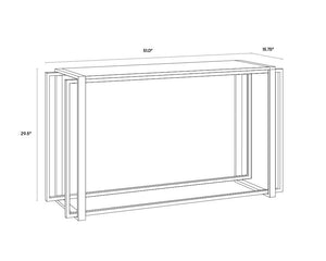 Garnet Console Table
